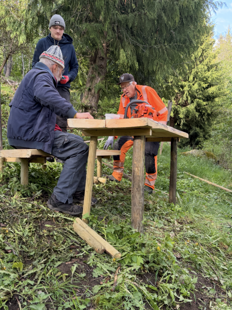 Årets første rydding i Skogparken
