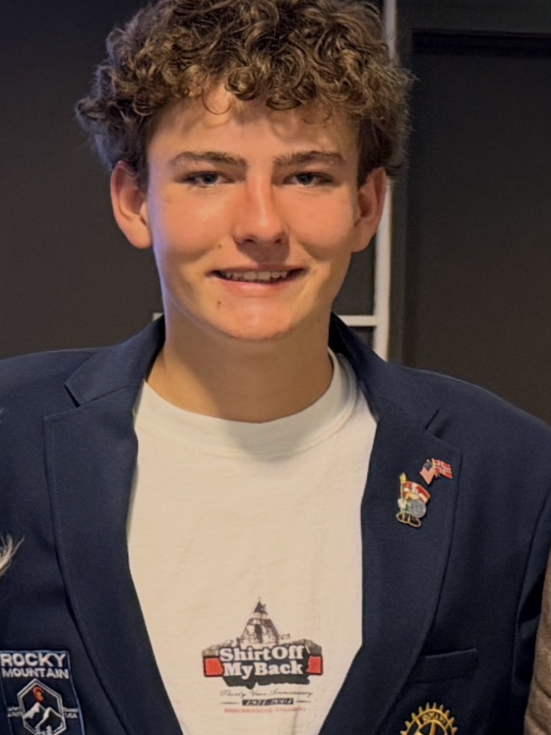 Vår utvekslingsstudent Mason Ramey